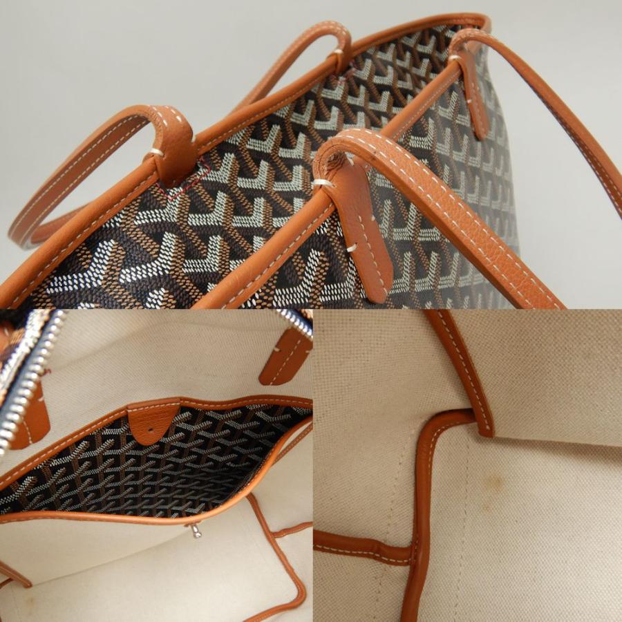 Goyard トートバッグ ブラウン キャンバス