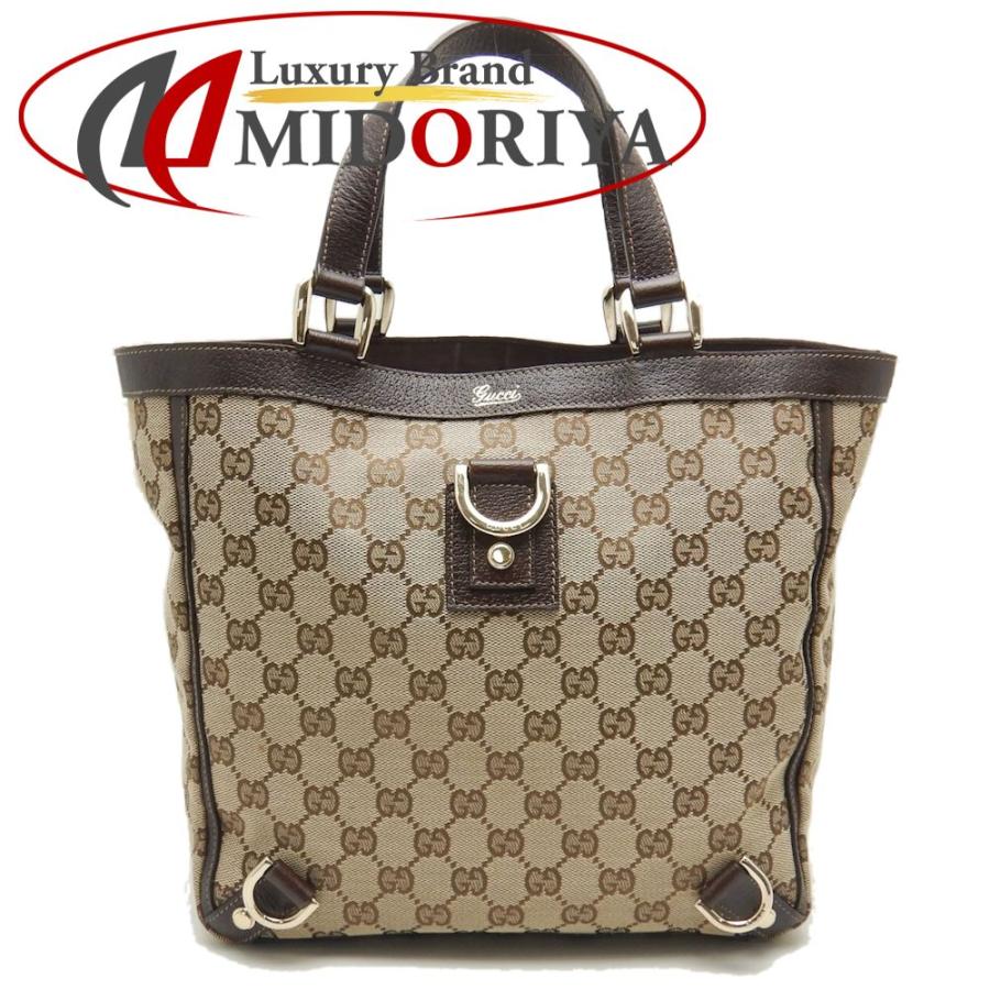 GUCCI】グッチ アビーライン トートバッグ GGキャンバス
