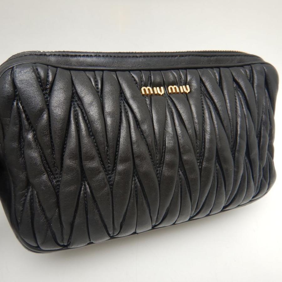 miu ミュウミュウ MIUMIU ショルダーバッグ マテラッセ レザー 