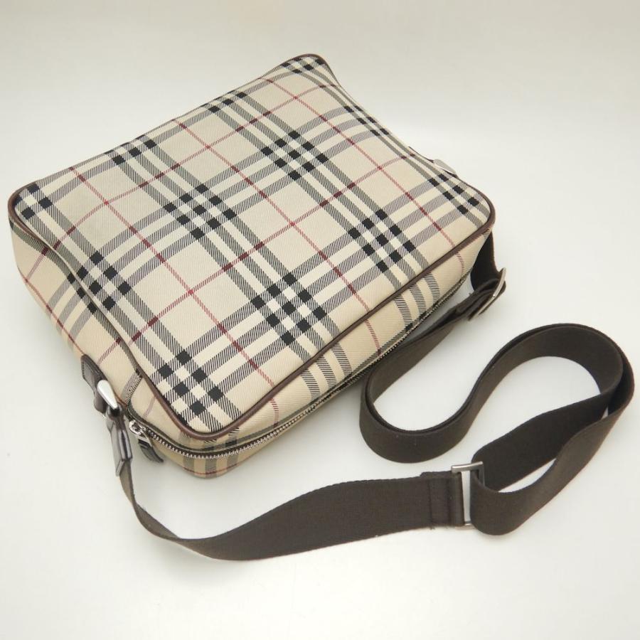 BURBERRY バーバリー ショルダーバッグ ノバチェック ナイロン 