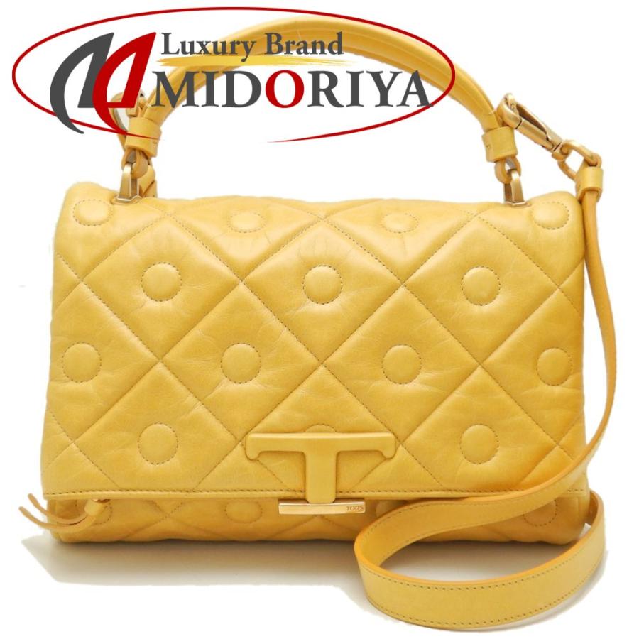 TOD'S トッズ シグネチャー ハンドバッグ Tタイムレス 2WAY TOD'S トッズ シグネチャー ハンドバッグ Tタイムレス 2WAY