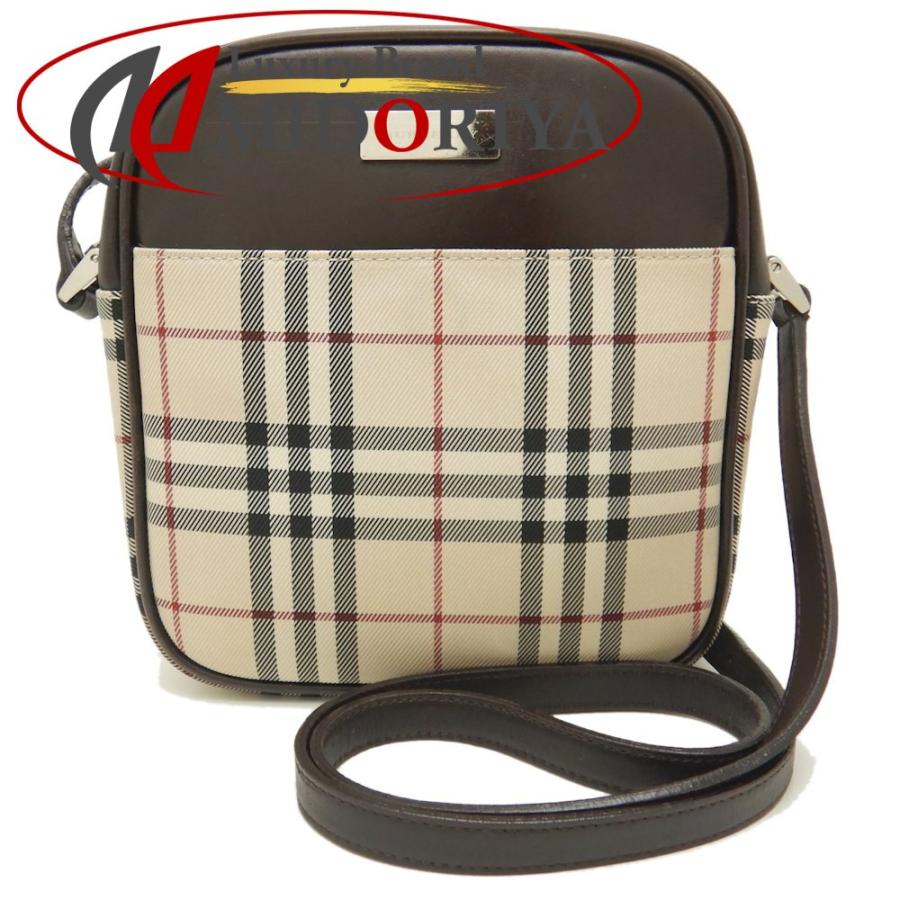 BURBERRY バーバリー ショルダーバッグ ノバチェック ナイロン 