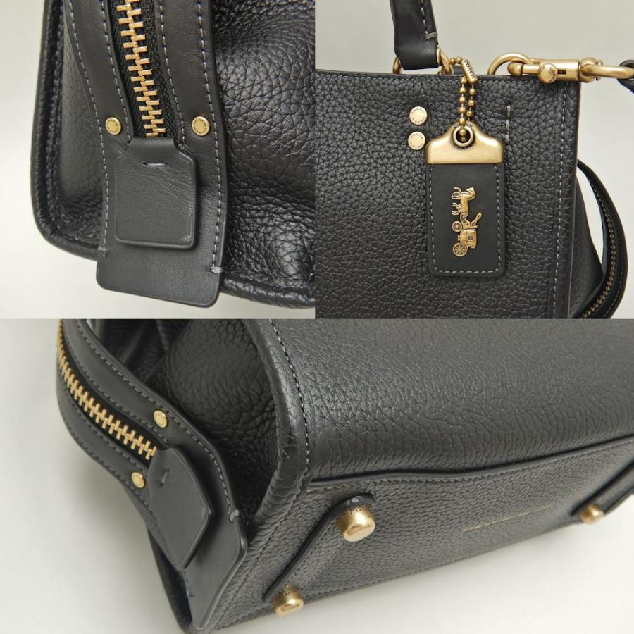 COACH コーチ ローグ25 C3877 ハンドバッグ ペブルレザー 3WAY  