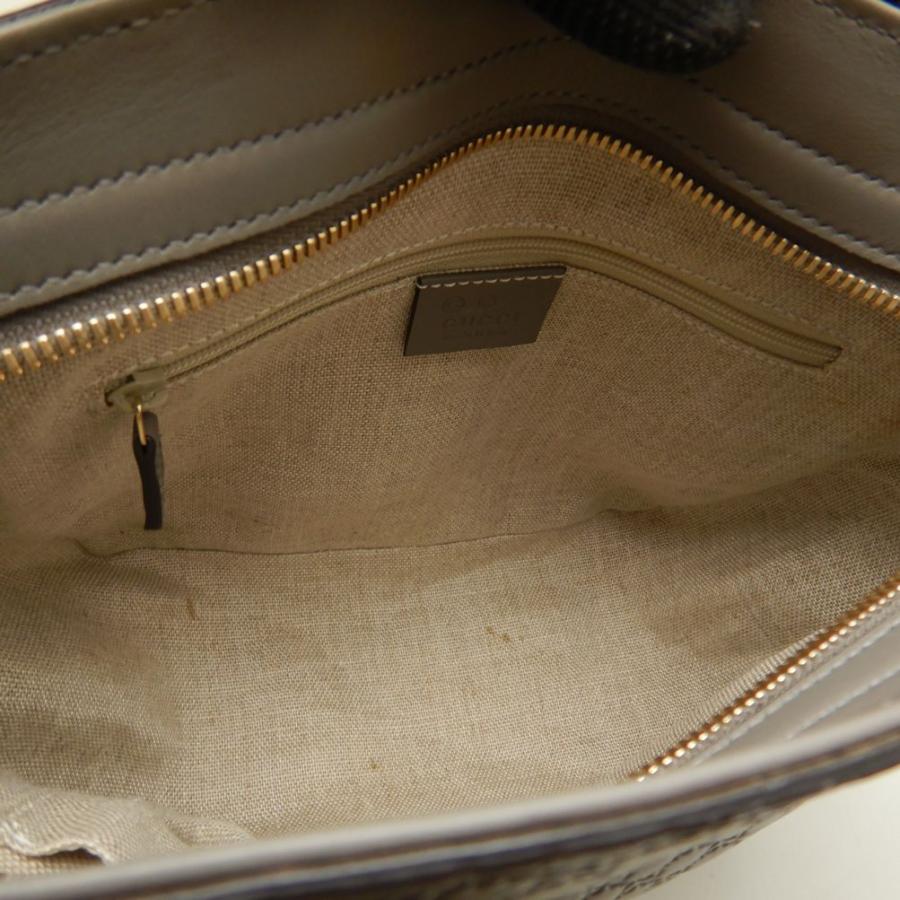 GUCCI（グッチ） 449241 ハンドバッグ 2WAY マイクログッチシマ レザー グレー アウトレット/252001【中古 ...