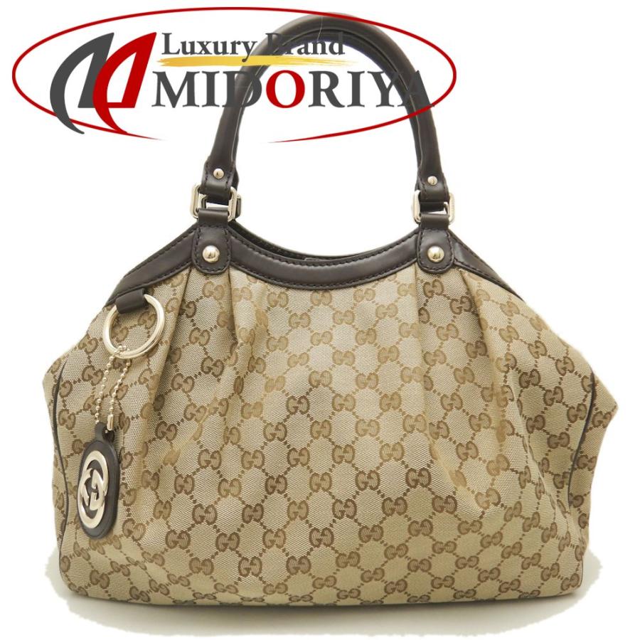 GUCCI グッチ スーキー 211944 トートバッグ GGキャンバスxレザー 
