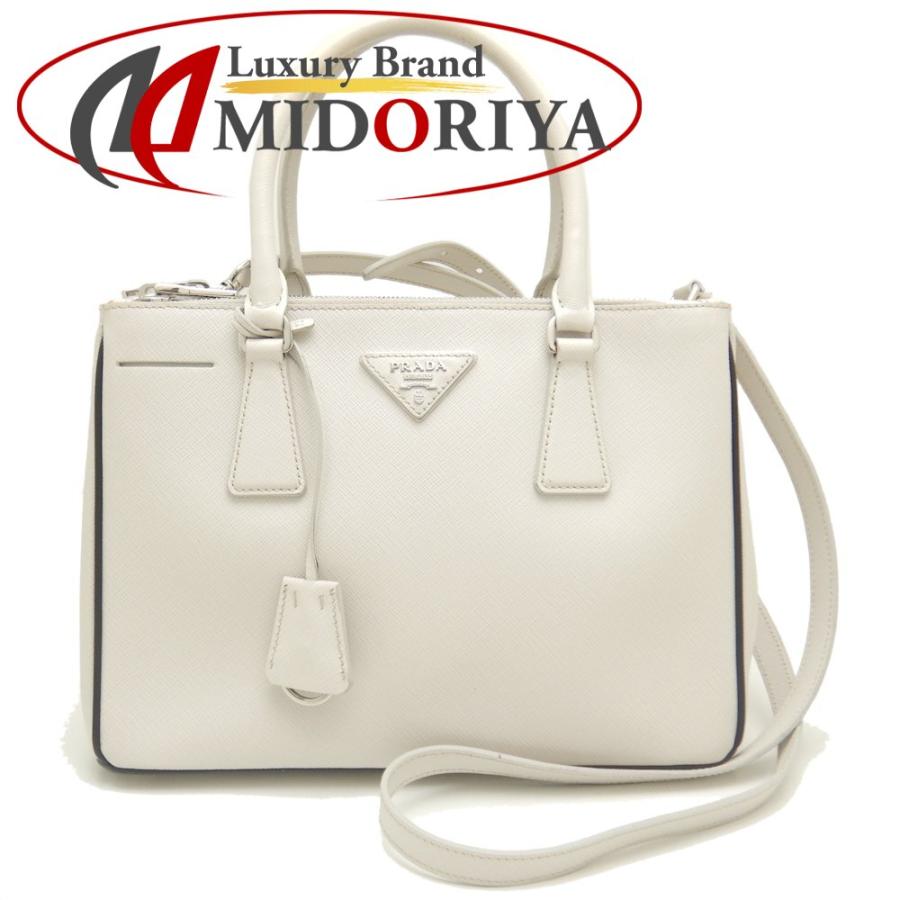 PRADA プラダ ガレリア B2863Y ハンドバッグ 2WAY サフィアーノ レザー  