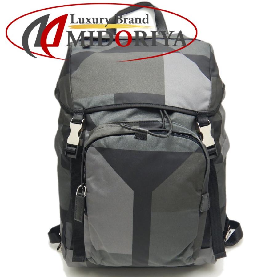 PRADA プラダ 2VZ135 リュック・バックパック テスート 幾何学模様 