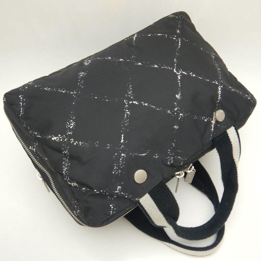 CHANEL シャネル ミニボストンバッグ トラベルライン ナイロン CHANEL シャネル ミニボストンバッグ トラベルライン ナイロン