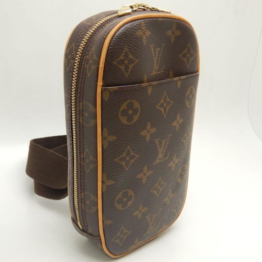 LOUIS VUITTON ルイヴィトン モノグラム ポシェットガンジュ M51870 ボディバッグ ブラウン/252619【中古】