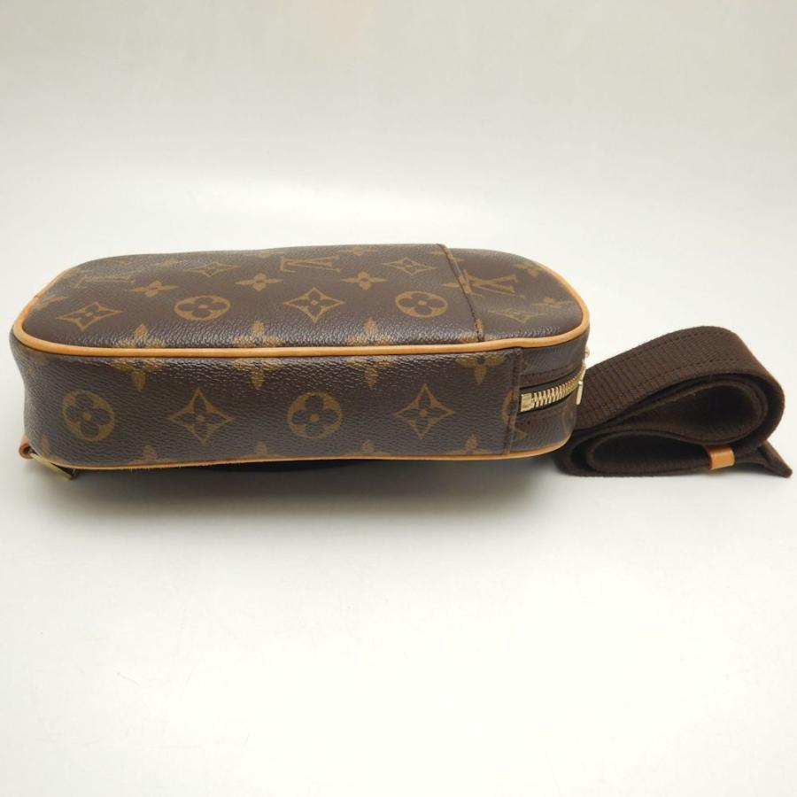 LOUIS VUITTON ルイヴィトン モノグラム ポシェットガンジュ M51870 ボディバッグ ブラウン/252619【中古】