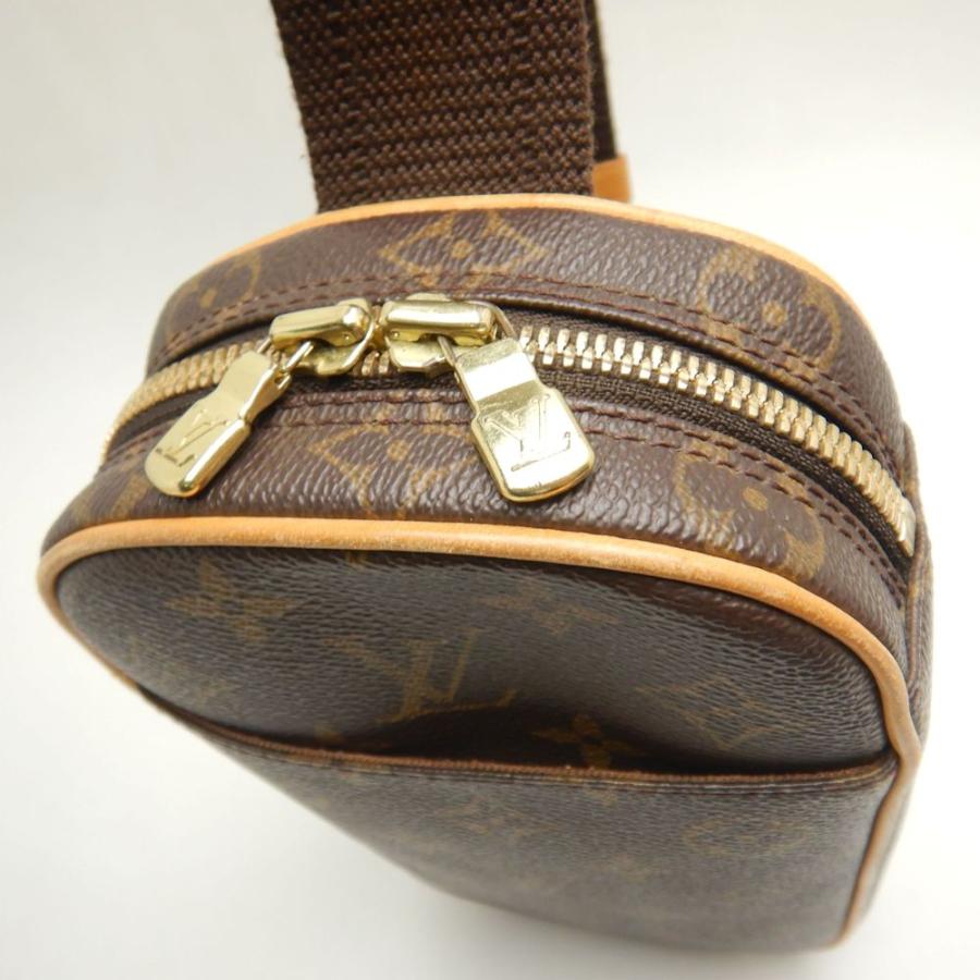 LOUIS VUITTON ルイヴィトン モノグラム ポシェットガンジュ M51870 ボディバッグ ブラウン/252619【中古】