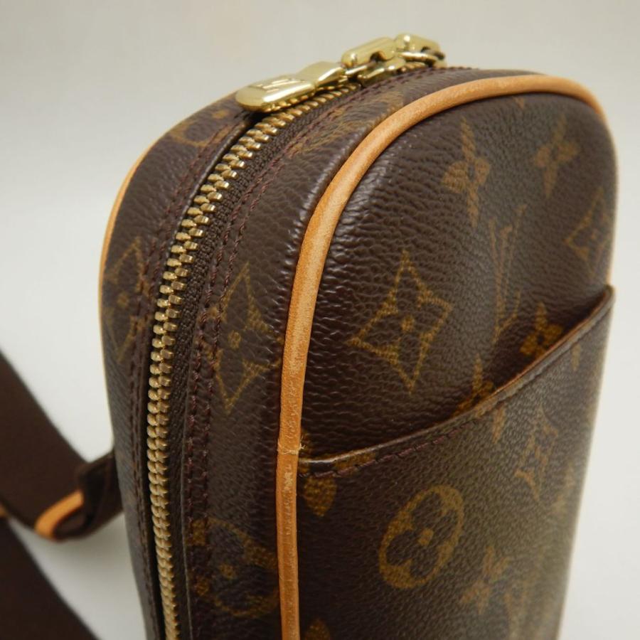 LOUIS VUITTON ルイヴィトン モノグラム ポシェットガンジュ M51870 ボディバッグ ブラウン/252619【中古】