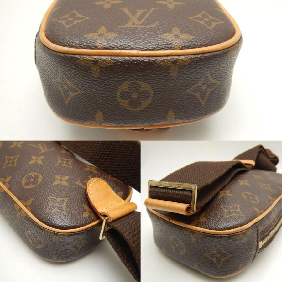 LOUIS VUITTON ルイヴィトン モノグラム ポシェットガンジュ M51870 ボディバッグ ブラウン/252619【中古】
