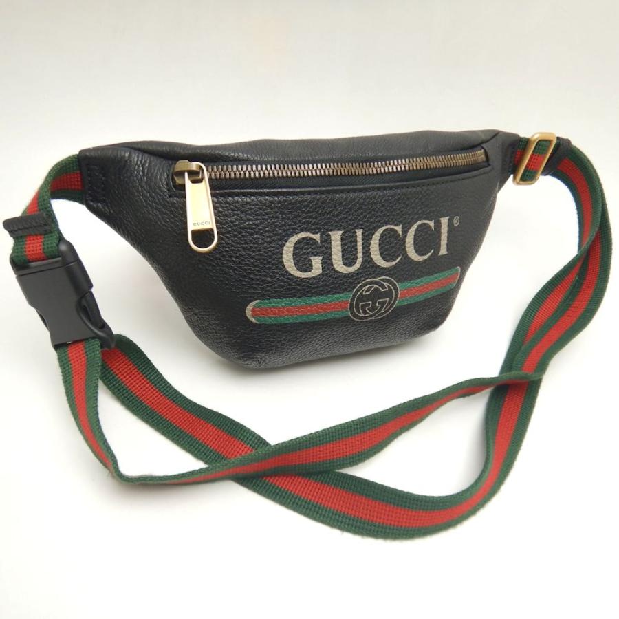 ◯ GUCCI グッチ　ボディバッグ　シェリーライン　ロゴ　レザー GUCCI（グッチ） 527792 シェリーライン ボディバッグ ロゴプリント