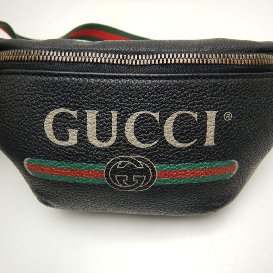 ◯ GUCCI グッチ　ボディバッグ　シェリーライン　ロゴ　レザー GUCCI（グッチ） 527792 シェリーライン ボディバッグ ロゴプリント