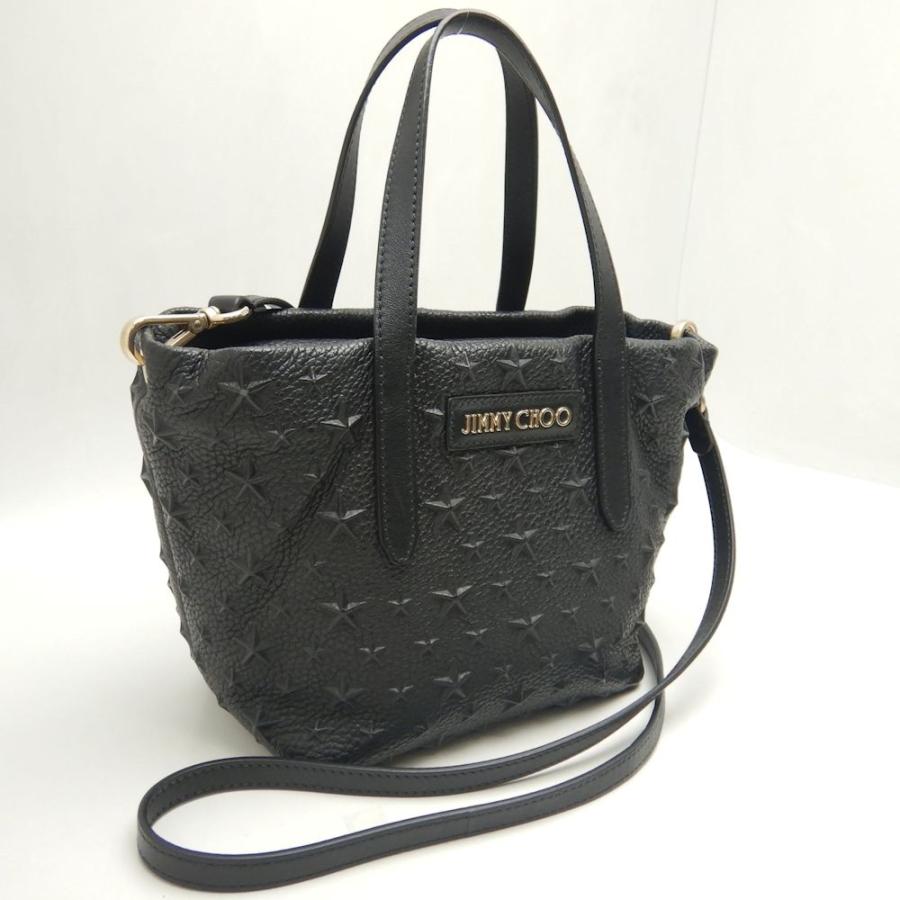 JIMMY CHOO（ジミーチュウ） ミニサラ ハンドバッグ 2WAY エンボス 