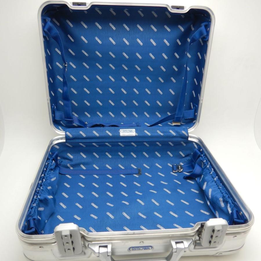 リモワ Rimowa旧盤トパーズ 青タグ アタッシュケース　25L RIMOWA（リモワ） トパーズ アタッシュケース 928.45 トランク アルミ