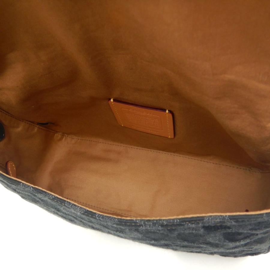 COACH コーチ ソフトタビー CG094 ショルダーバッグ シグネチャーデニム ブラック/252706【中古】 COACH（コーチ） ソフトタビー CG094 ショルダーバッグ シグネチャー