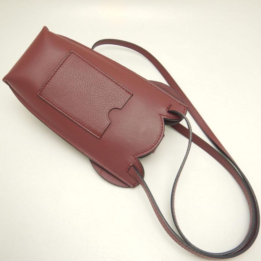 LOEWE ロエベ エレファントポケット ショルダーバッグ クラシックカーフ ボルドー/252776【中古】 LOEWE（ロエベ） エレファントポケット ショルダーバッグ クラシック