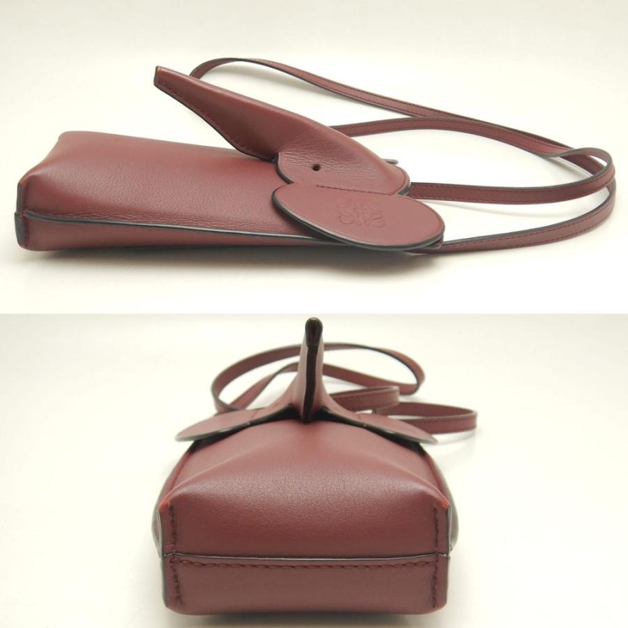 LOEWE ロエベ エレファントポケット ショルダーバッグ クラシックカーフ ボルドー/252776【中古】 LOEWE（ロエベ） エレファントポケット ショルダーバッグ クラシック