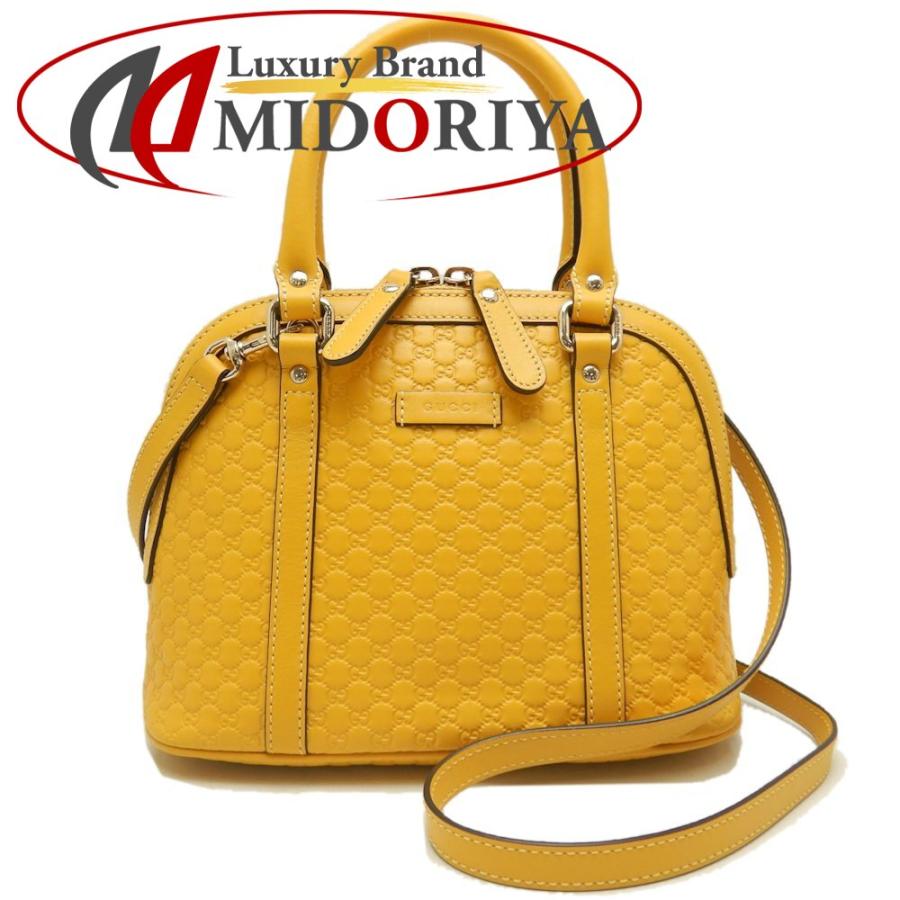GUCCI（グッチ） 449654 ハンドバッグ マイクログッチシマ 2WAY レザー 
