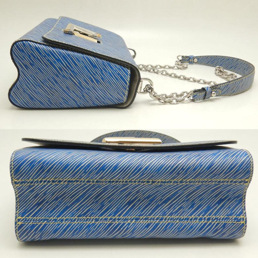 ルイヴィトン エピ デニム ツイスト MM M50271 ショルダーバッグ Louis Vuitton Epi Denim Twist MM Shoulder Bag M50271 Blue Women's