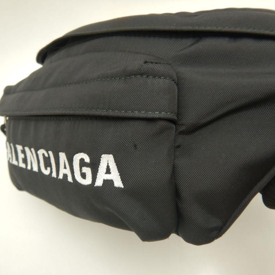 美品 バレンシアガ ウィール ベルトバッグ ボディバッグ ブラック ナイロン BALENCIAGA（バレンシアガ） バッグ ボディバッグ ウィール ベルト