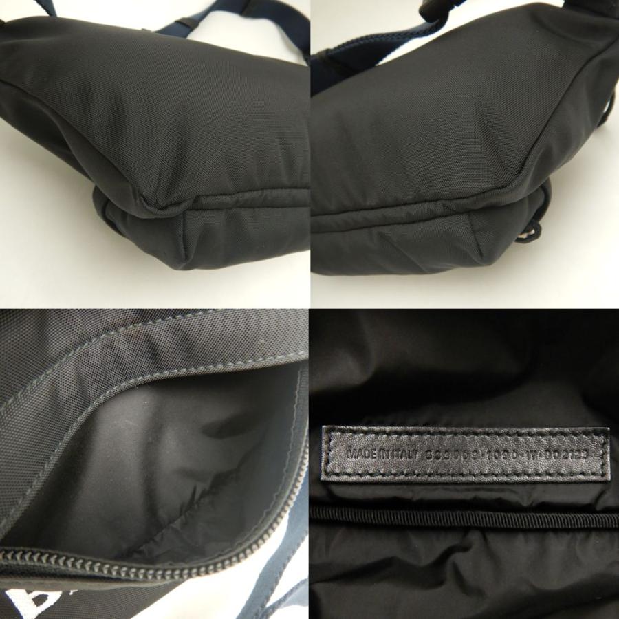 美品 バレンシアガ ウィール ベルトバッグ ボディバッグ ブラック ナイロン BALENCIAGA（バレンシアガ） バッグ ボディバッグ ウィール ベルト