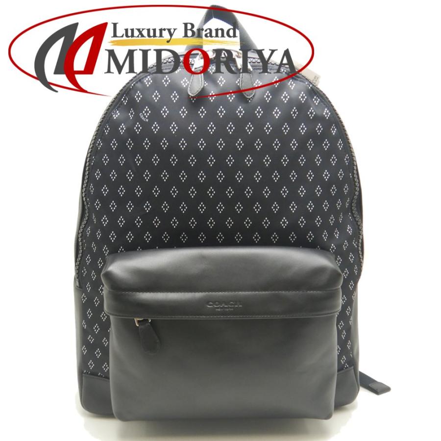 COACH リュック バックパック レザー ナイロン ブラック