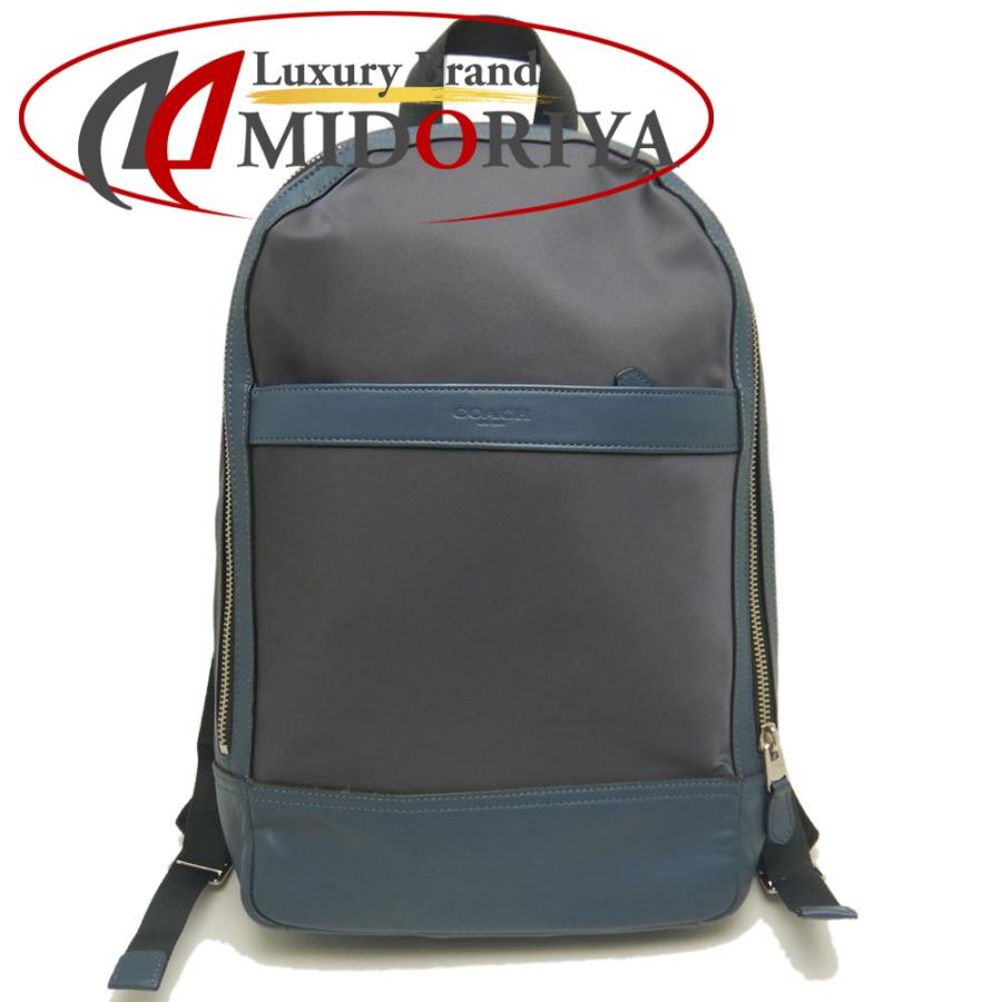 COACH（コーチ） F22371 リュック・バックパック ナイロンxレザー 
