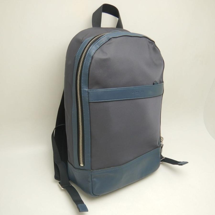 COACH（コーチ） F22371 リュック・バックパック ナイロンxレザー 