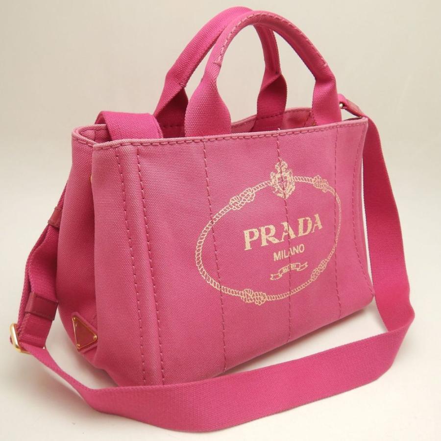 PRADA キャンバス トートバッグ Fuxia PRADA キャンバス トートバッグ Fuxia