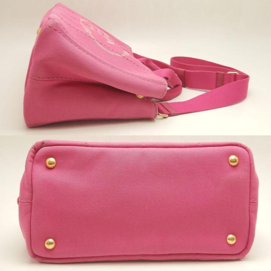 PRADA（プラダ） カナパ B2439G トートバッグ キャンバス FUXIA/252977