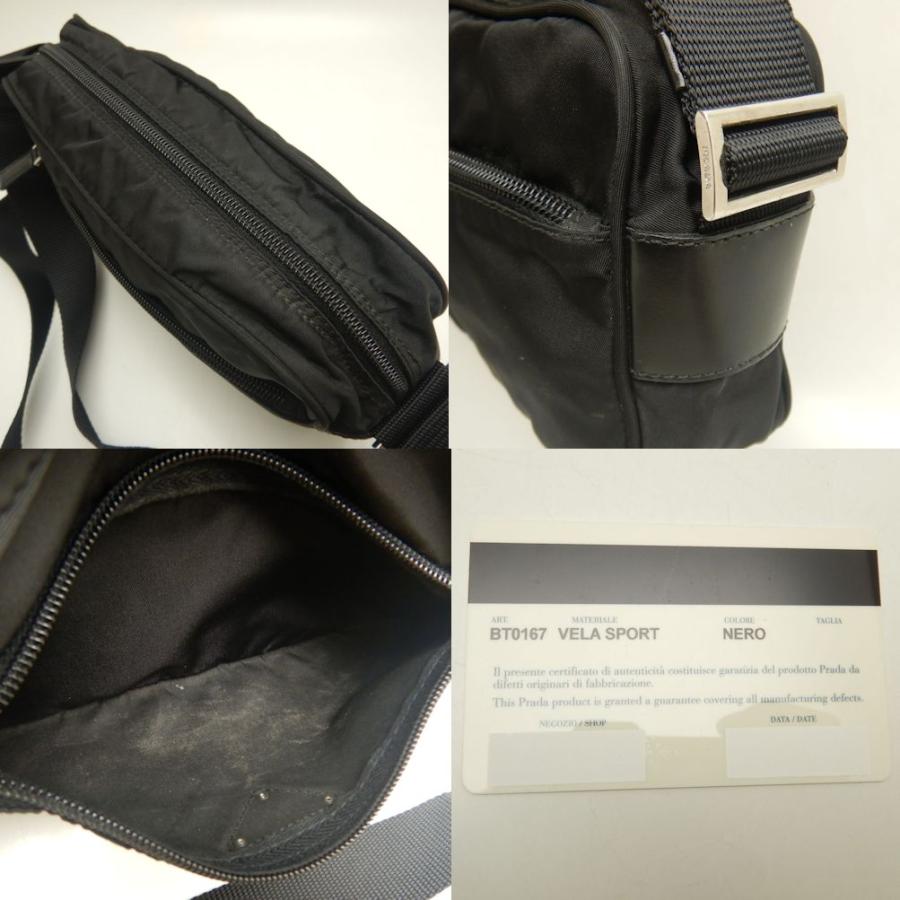 PRADA（プラダ） BT0167 ショルダーバッグ VELA ナイロン NERO/252980