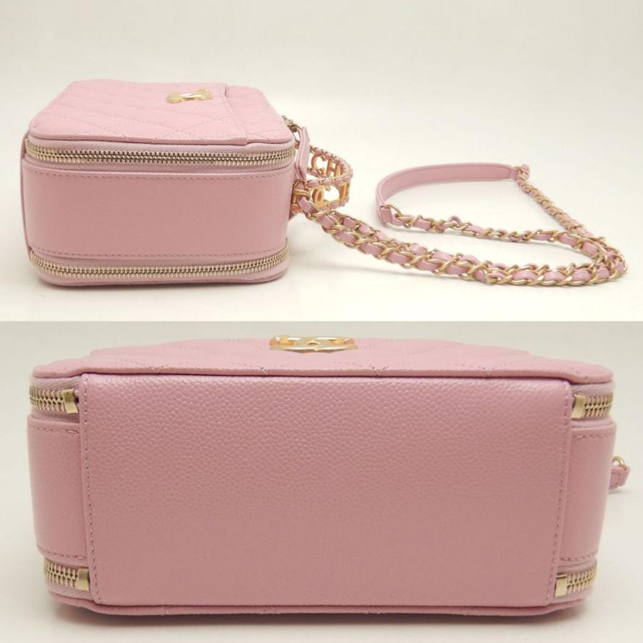 CHANEL ピンク バニティバッグ CHANEL シャネル バニティ バッグ キャビアスキン ピンクの買取実績