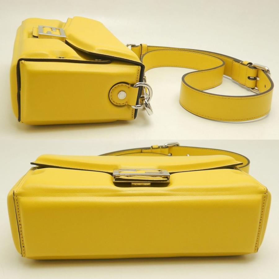 FENDI フェンディ バケット ソフトトランク 7VA565 ショルダーバッグ レザー イエロー レディース /253059【中古】 FENDI（フェンディ） バケット ソフトトランク 7VA565 ショルダー