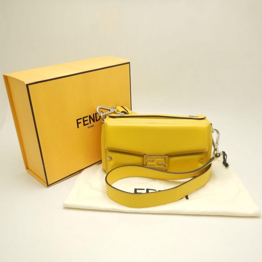 FENDI フェンディ バケット ソフトトランク 7VA565 ショルダーバッグ レザー イエロー レディース /253059【中古】 FENDI（フェンディ） バケット ソフトトランク 7VA565 ショルダー