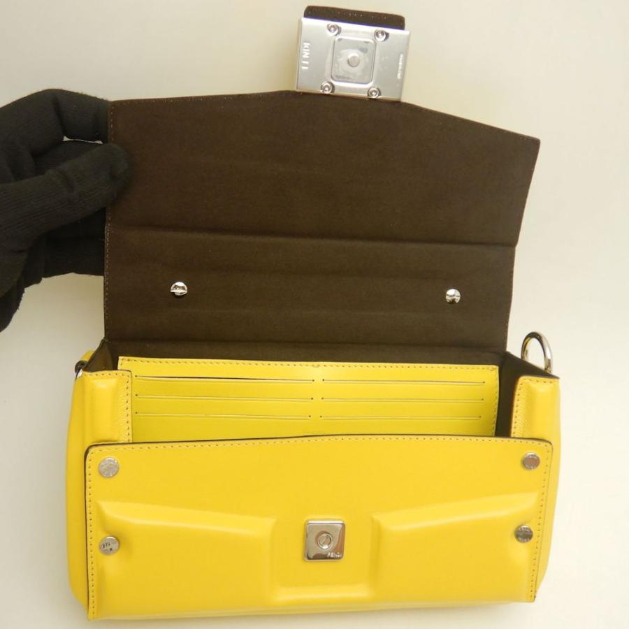 FENDI フェンディ バケット ソフトトランク 7VA565 ショルダーバッグ レザー イエロー レディース /253059【中古】 FENDI（フェンディ） バケット ソフトトランク 7VA565 ショルダー