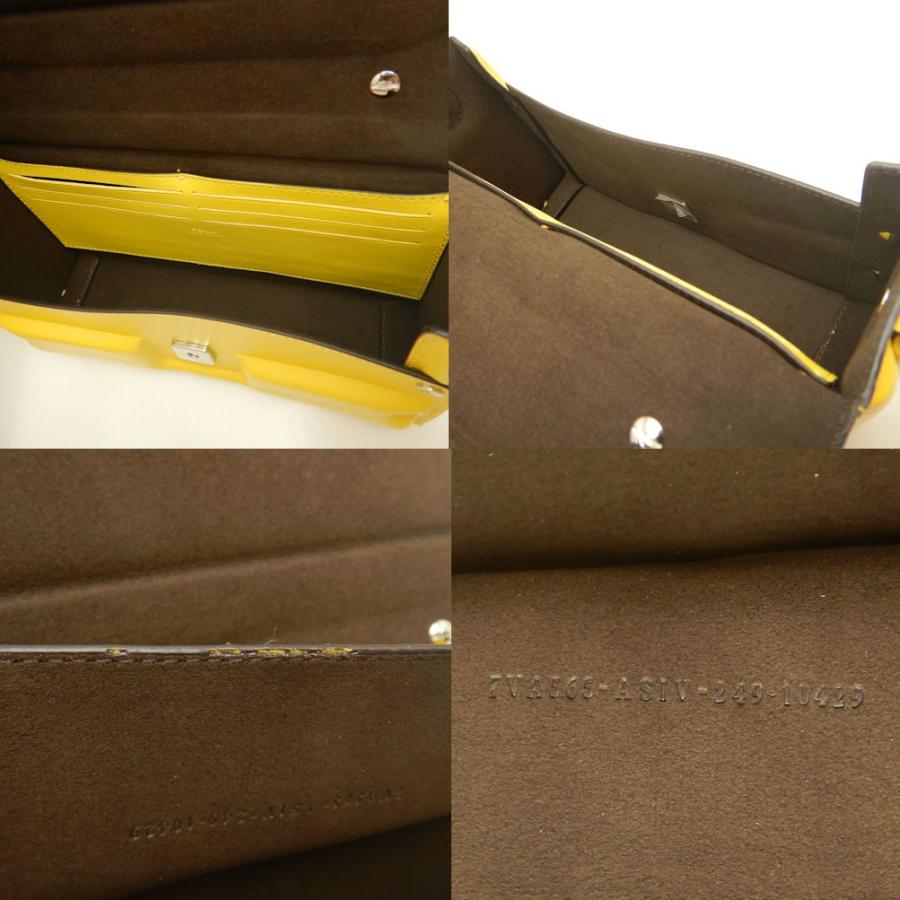 FENDI フェンディ バケット ソフトトランク 7VA565 ショルダーバッグ レザー イエロー レディース /253059【中古】 FENDI（フェンディ） バケット ソフトトランク 7VA565 ショルダー