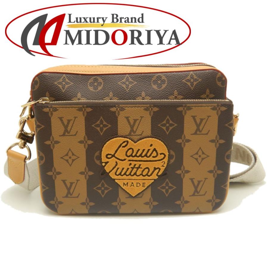 【美品完品】LOUIS VUITTON×NIGOトリオメッセンジャーM45965 楽天市場】LOUIS VUITTON ルイヴィトン モノグラム ストライプ