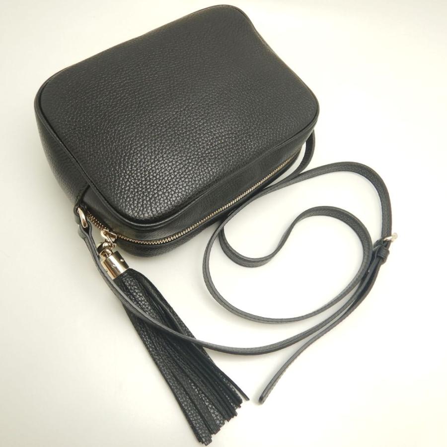 GUCCI（グッチ） ソーホー 722319 ショルダーバッグ レザー ブラック