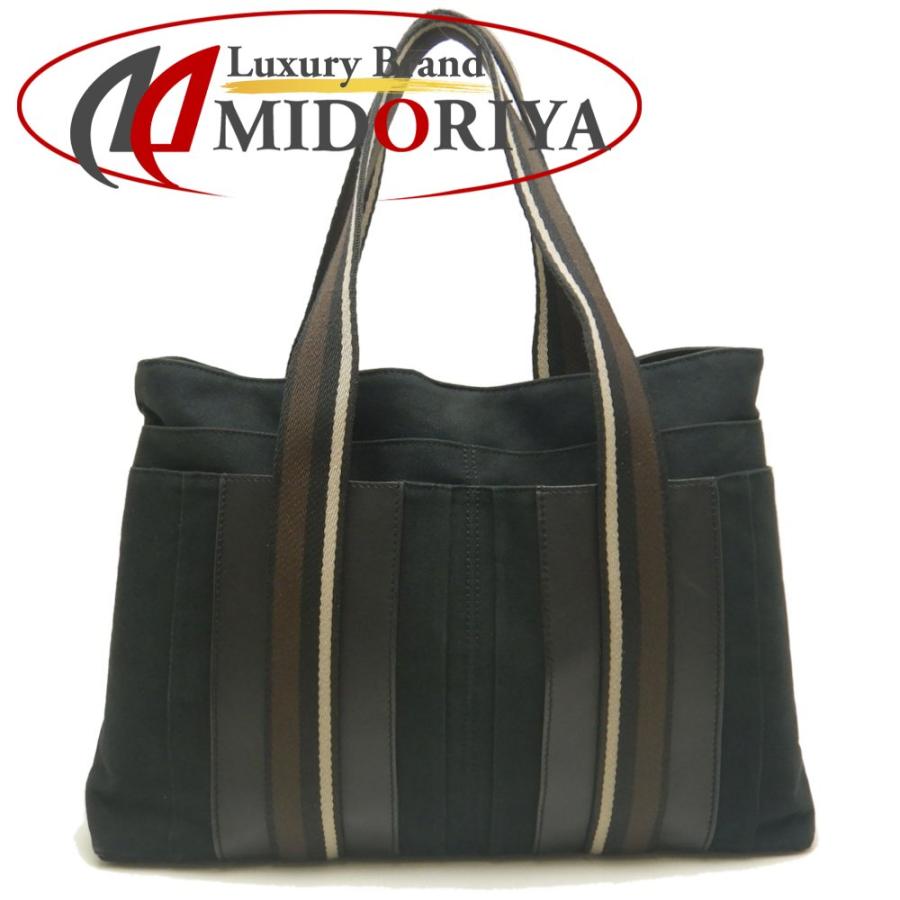HERMES エルメス トロカホリゾンタルMM トートバッグ キャンバス