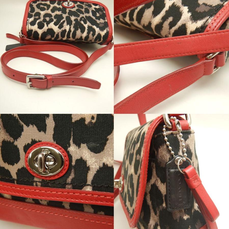 COACH（コーチ） F24103 ショルダーバッグ キャンバスxレザー
