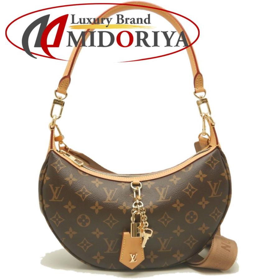 Louis Vuitton ブラウン モノグラム ショルダーバッグ　ルーピング ルーピング モノグラム ショルダーバッグ PVC レザー ブラウン ルイ