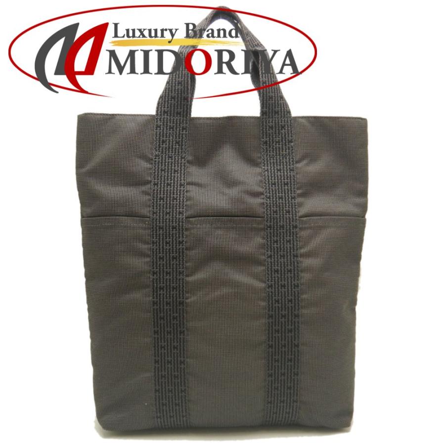 HERMES エルメス エールライン カバス トートバッグ ポリエステル