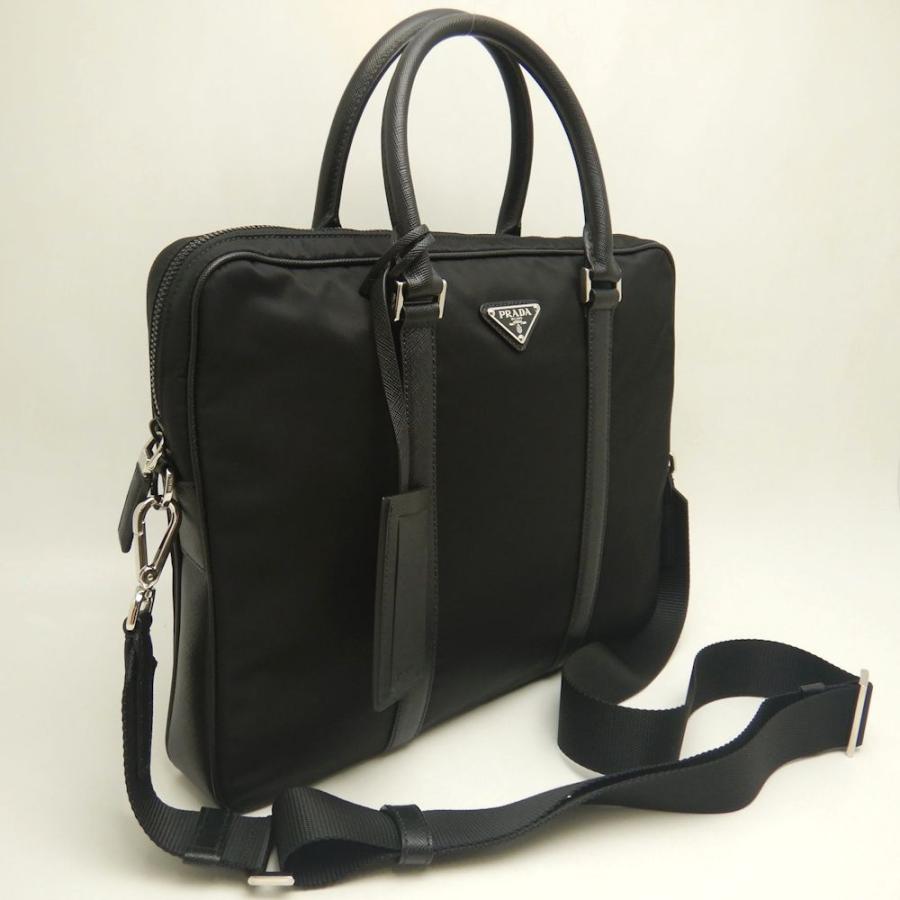 PRADA プラダ ブリーフケース 2VE368 ビジネスバッグ テスート