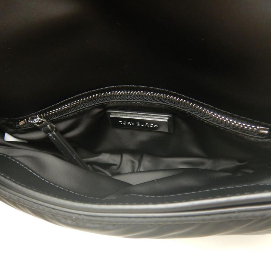 【美品】Tory Burch ボディバッグ ナイロン シルバーロゴ ブラック TORY BURCH（トリーバーチ） バッグ ボディバッグ ベルトバッグ