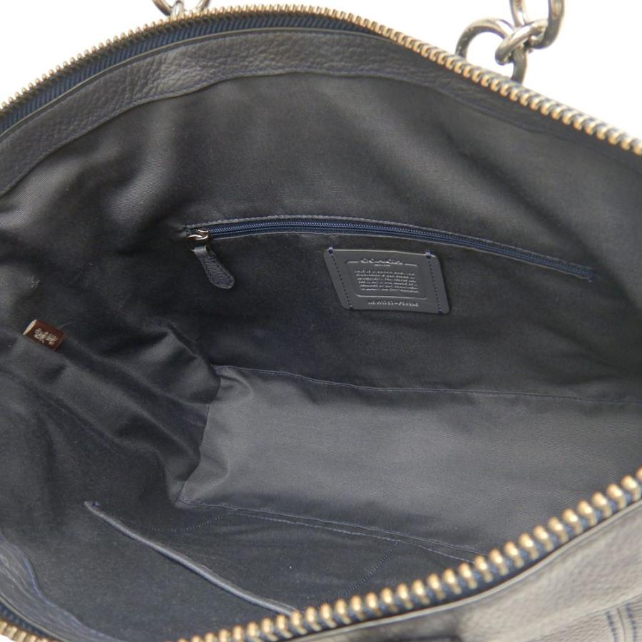 COACH コーチ F59325 2WAY トートバッグ レザー ネイビー