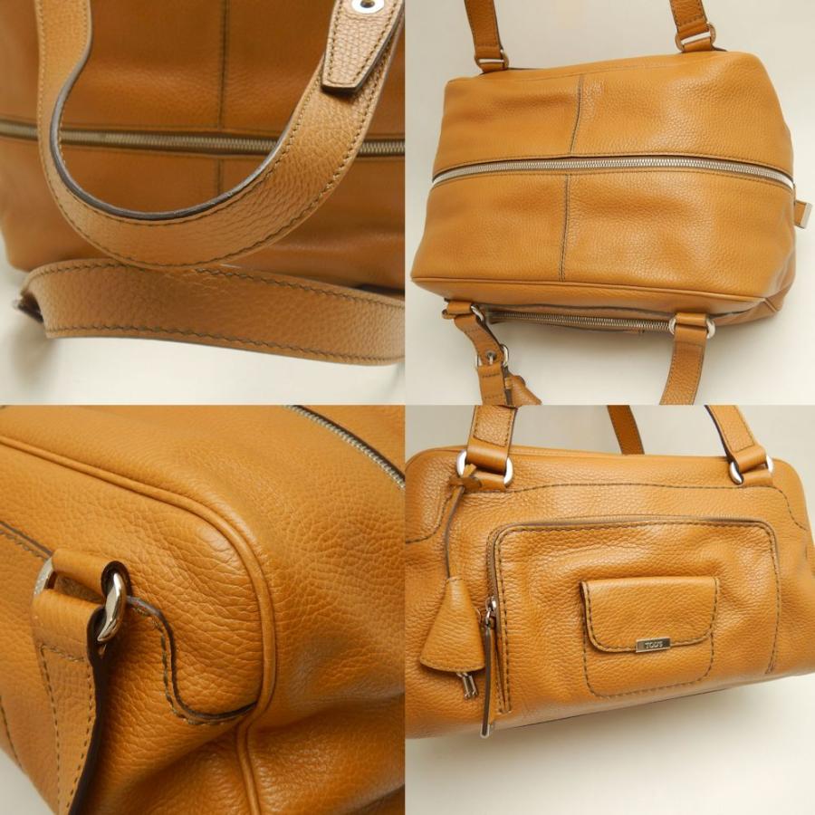 TOD'S（トッズ） TOD'S ミニボストンバッグ レザー キャメル