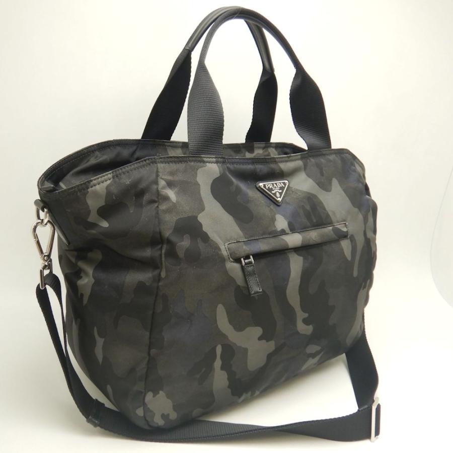 PRADA（プラダ） BR5093 2WAY トートバッグ テスート カモフラージュ 